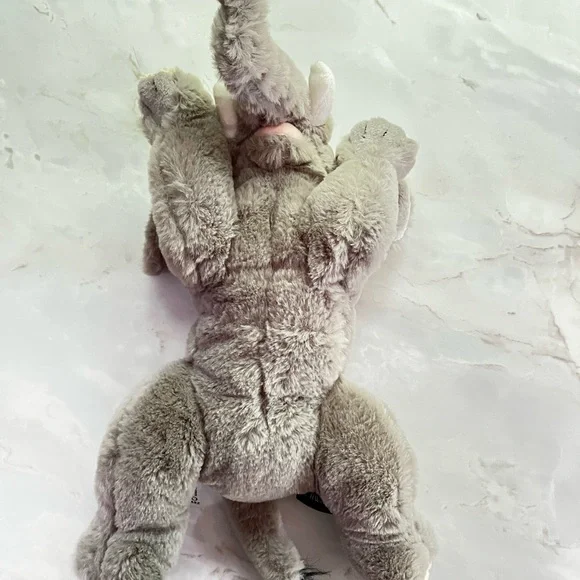 FAO Schwarz Soft Gray Elephant Plush - Picture 9 of 10